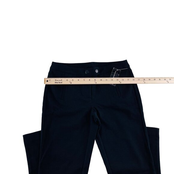 INC International Concepts Womens Petite 6P‎ Navy Stretch Pants - Picture 5 of 8